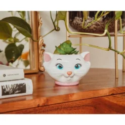 Silver Buffalo Disney The Aristocats Marie 4-Inch Mini Planter With Artificial Succulent -Greenery Decor Store GUEST 0d94c1d0 04d6 4269 947d b8ebbd6e5881