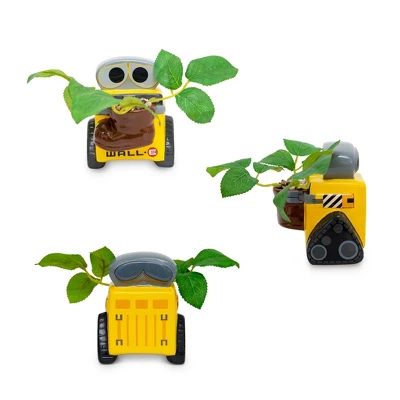 Silver Buffalo Disney Pixar WALL-E 4-Inch Ceramic Mini Planter With Artificial Succulent 3 Silver Buffalo Disney Pixar WALL-E 4-Inch Ceramic Mini Planter With Artificial Succulent