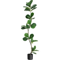 Tall Faux Olive Tree With Black Planter, Indoor Artificial Plant For Home Office & Living Room Decor, Realistic Maintenance-Free Greenery -Greenery Decor Store GUEST 1638f49d 69ca 4fc4 b4fe cb46c10ee482