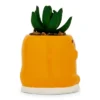 Silver Buffalo Sanrio Gudetama Meditation 3-Inch Mini Planter With Artificial Succulent -Greenery Decor Store GUEST 214dcd4b 5378 4f25 a607 d54c3da57a31