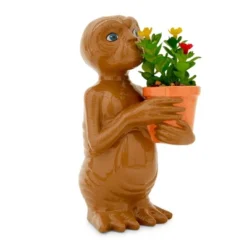 Silver Buffalo E.T. The Extra-Terrestrial 7-Inch Ceramic Planter With Artificial Succulent