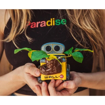 Silver Buffalo Disney Pixar WALL-E 4-Inch Ceramic Mini Planter With Artificial Succulent 4 Silver Buffalo Disney Pixar WALL-E 4-Inch Ceramic Mini Planter With Artificial Succulent - Image 2