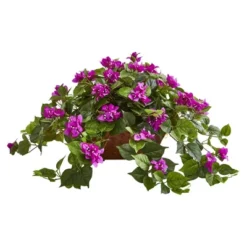 Nearly Natural Bougainvillea In Metal Planter, White 8 Nearly Natural Bougainvillea In Metal Planter, White -Greenery Decor Store GUEST 4a1151d0 2357 4a40 a63c 480724517ba2