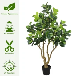 KWPZQEB 7FT H Artificial Banyan Tree, Large Faux Greenery With Natural Look Leaves, Tall Lush Faux Tree With Black Nursery Planter For Indoor, Outdoor 16 KWPZQEB 7FT H Artificial Banyan Tree, Large Faux Greenery With Natural Look Leaves, Tall Lush Faux Tree With Black Nursery Planter For Indoor, Outdoor -Greenery Decor Store GUEST 4b0175c0 5c72 4b22 9070 e616eda8ceb5