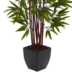 48" Artificial Bamboo Tree In Planter - Nearly Natural -Greenery Decor Store GUEST 597c8a10 36ee 4cf9 aa2c 9b4905a59ab0