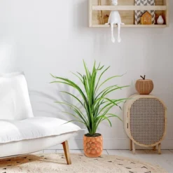 38" Artificial Thin Dracaena In Terracotta Planter - LCG Florals -Greenery Decor Store GUEST 60d422fb 7c8e 473e 9eb2 2e2600c78f75