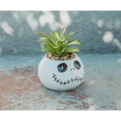 Silver Buffalo Disney The Nightmare Before Christmas Jack Skellington Ceramic Mini Planter -Greenery Decor Store GUEST 8f4d1bcd e12f 4c2d 828b f03397077846