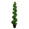 Nearly Natural 5-ft UV Resistant Boxwood Spiral Topiary Artificial Tree In Decorative Planter (Indoor/Outdoor) 2 Nearly Natural 5-ft UV Resistant Boxwood Spiral Topiary Artificial Tree In Decorative Planter (Indoor/Outdoor) -Greenery Decor Store GUEST 9f8ebb69 5f4e 4ee5 bb0e 1cdc8aa26003