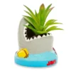 Silver Buffalo JAWS Shark 4-Inch Ceramic Mini Planter With Artificial Succulent -Greenery Decor Store GUEST ac70a060 5850 4a75 8bdd 89eda817e85b