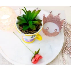 Silver Buffalo Disney Beauty And The Beast Chip 3-Inch Mini Planter With Artificial Succulent -Greenery Decor Store GUEST ad10f1d4 88ed 4b40 85e1 84bf00d9ce9e