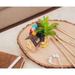 Silver Buffalo Disney And Pixar Up House 5-Inch Ceramic Mini Planter With Artificial Succulent -Greenery Decor Store GUEST aed02de5 e14a 4d59 96ef b6317ab34606