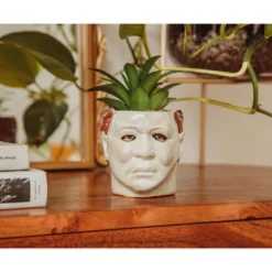 Silver Buffalo Halloween Michael Myers 3-Inch Ceramic Mini Planter With Artificial Succulent -Greenery Decor Store GUEST b1af693a 4ac7 46e9 b5bc 531be4b3e89a