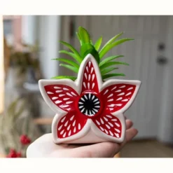 Silver Buffalo Stranger Things Demogorgon 3-Inch Ceramic Mini Planter With Artificial Succulent -Greenery Decor Store GUEST bb19d83f 74e5 4e31 8770 44db445c5353