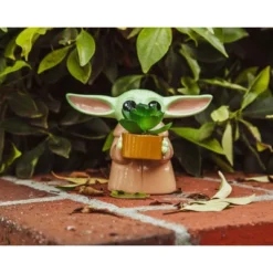 Silver Buffalo Star Wars: The Mandalorian Grogu Ceramic 4 Inch Mini Planter With Artificial Succulent -Greenery Decor Store GUEST bd00387a 03f3 47fc b9af 893776e44533