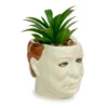 Silver Buffalo Halloween Michael Myers 3-Inch Ceramic Mini Planter With Artificial Succulent -Greenery Decor Store GUEST c0163aea 75b3 4f2b b124 399630b4ba3b