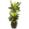 Nearly Natural 45-in Golden Dieffenbachia W/Decorative Planter -Greenery Decor Store GUEST c2b65d8c 5a75 41ec a2f2 401f9c5998b6