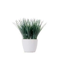 Nearly Natural 9-in Artificial Grass Plant With Decorative Planter -Greenery Decor Store GUEST c46065a0 b1c0 45a1 a28b 558cd9998ebc