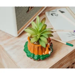 Silver Buffalo Disney The Fox And The Hound 3.25-Inch Mini Planter With Artificial Succulent -Greenery Decor Store GUEST c8b4fc70 181c 4e59 bd83 cd5c945ea70a