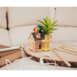 Silver Buffalo Disney And Pixar Up House 5-Inch Ceramic Mini Planter With Artificial Succulent -Greenery Decor Store GUEST cda4f861 91eb 484b b9e1 60d34d996f49