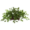 Nearly Natural 14-in Mix Stephanotis Artificial Plant In Decorative Planter -Greenery Decor Store GUEST d2ef8ca0 7883 4916 a879 7eaf92159cb4