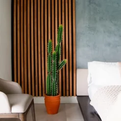 Nearly Natural 5-ft Artificial Cactus In Terracotta Planter -Greenery Decor Store GUEST d3c2b5a6 4385 46a3 88bf 66f222aede58