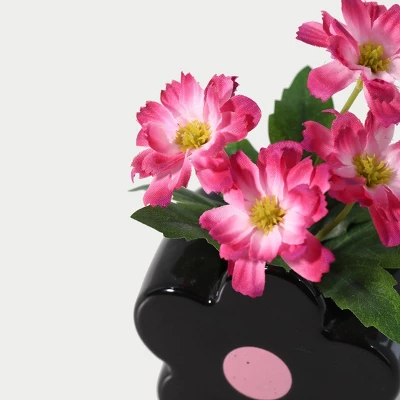 Luckygreenery Mini Faux Daisy Plant In Flower Planter 3 Luckygreenery Mini Faux Daisy Plant In Flower Planter