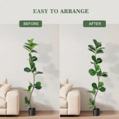 Tall Faux Olive Tree With Black Planter, Indoor Artificial Plant For Home Office & Living Room Decor, Realistic Maintenance-Free Greenery -Greenery Decor Store GUEST e3d2ad0a 0ec2 4c04 8518 bafcc8b04499