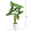 Nearly Natural 3.5-ft Artificial Arrowhead Philodendron In White Decorative Planter -Greenery Decor Store GUEST ef1878bc 3c31 495f 97cd e645d8b22c32