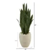 Nearly Natural 40-in Artificial Sansevieria Snake Plant In Sand Colored Planter 2 Nearly Natural 40-in Artificial Sansevieria Snake Plant In Sand Colored Planter -Greenery Decor Store GUEST f870d6e6 272d 4fc3 a251 771ed8c381da