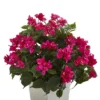 Nearly Natural 31-in Bougainvillea Artificial Plant In White Tower Planter" -Greenery Decor Store GUEST fa05bdb1 b36e 4d67 af38 89dde757bb02